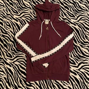 VS Pink full zip hoodie size XS